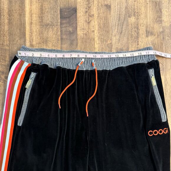COOGI VTG Y2K Velour Tracksuit Set Jacket Pants Embroidered Black Men’s Size 3XL - Picture 13 of 16